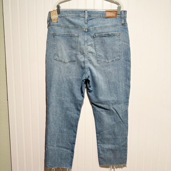 Madewell High Rise Slim Crop Boy Jean NEW Size 32 - Picture 6 of 9